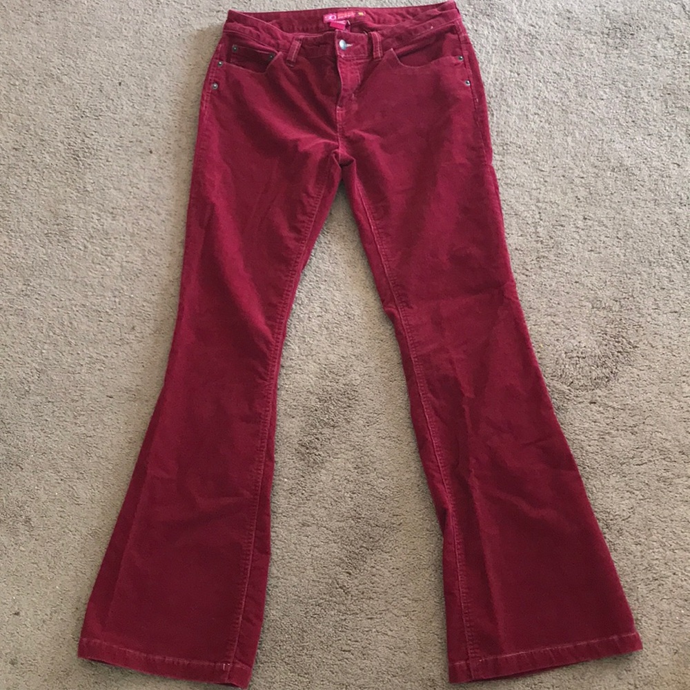 maroon corduroys, size 11 juniors